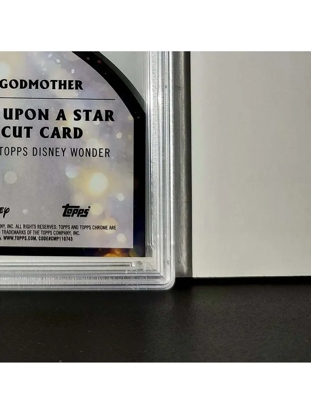 Fairy Godmother 2025 Topps Chrome Disney #W-20 Wish Upon A Star Die Cut PSA 9